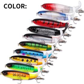 10-piece Set 35g 14cm Top Water Fishing Lure Set With Realistic Spinning Tail Realistic Fishing Lures For Fresh And Salt Water