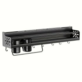 Wall Mounted Cutlery Rack And Camping Kitchen Rack With Spice Rack
