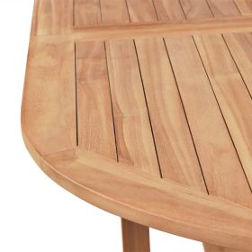 vidaXL Garden Table 180x90x75 cm Solid Teak Wood (Option: Macaron)