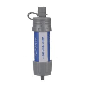 Mini Portable Filter With Water Purifier Straw (Option: Macaron)