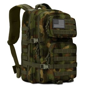 XG-MB45 - Men's Molle Military Tactical Backpack 45 Liter (Color: Jungle Camo, size: )