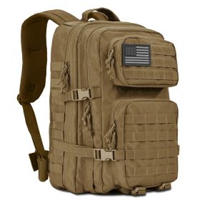 XG-MB45 - Men's Molle Military Tactical Backpack 45 Liter (Color: Khaki, size: )
