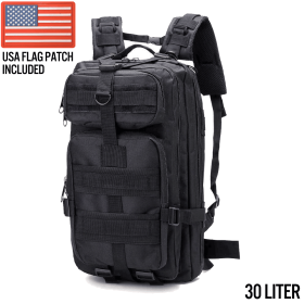 XG-MB30 - Small Tactical Backpack Survival Assault Bag 30 Liter (Color: Black, size: )