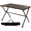 4-6 Person Portable Aluminum Camping Table with Carrying Bag