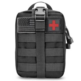 Tactical First Aid Bag IFAK Pouch (Color: Black, size: )